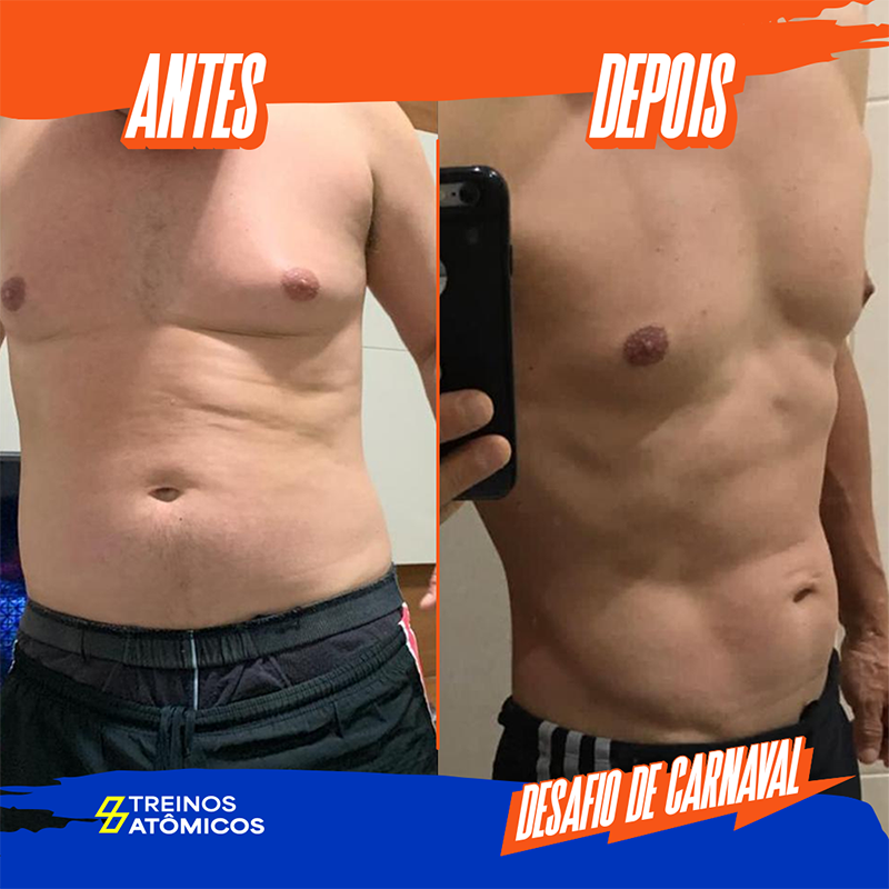 antes e depois